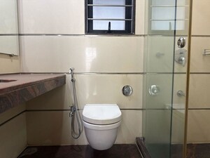Bathroom in 3 BHK Apartment at Godrej Platinum Mumbai, Vikhroli East – for Rent