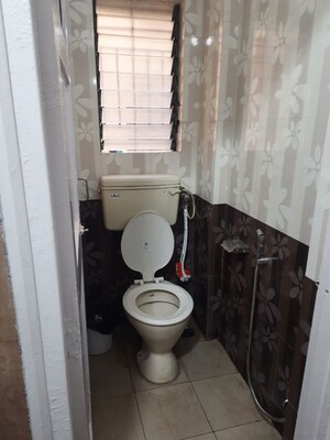 Bathroom in 1 BHK Apartment at D1 D2 Lokupwan Phase II CHS LTD, Kapur Bawdi – for Rent