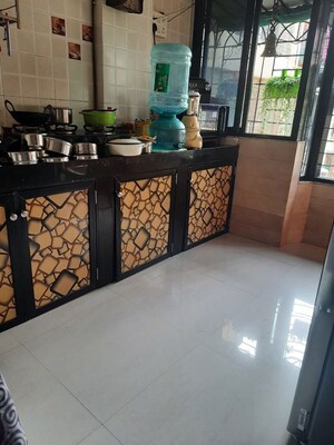 Kitchen in 1 BHK Apartment at D1 D2 Lokupwan Phase II CHS LTD, Kapur Bawdi – for Rent