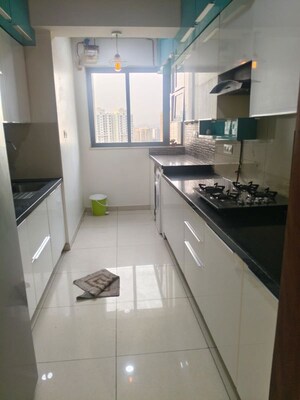 Kitchen in 2 BHK Apartment at Shapoorji Pallonji Vicinia, Powai – for Rent