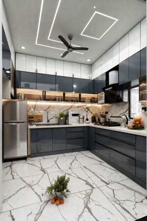 Kitchen in 4 BHK Villa at Vijay Nagar – for Sale