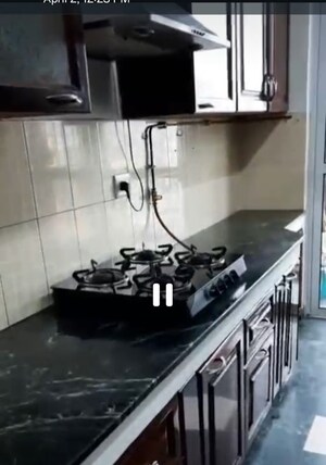 Kitchen in 4 BHK Apartment at DLF Westend Heights, Sector 53 – for Rent