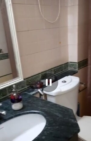 Bathroom in 4 BHK Apartment at DLF Westend Heights, Sector 53 – for Rent
