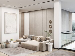 Living Room in 3 BHK Villa at Vijay Nagar – for Sale