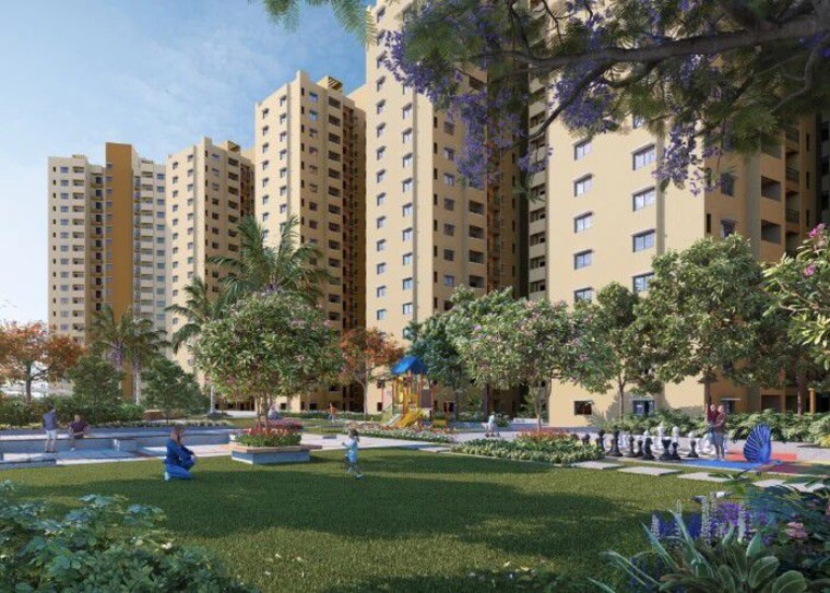 Exterior View, shriram-the-poem 2 Bedroom 948 Sq.Ft. Apartment In Jalahalli Bangalore 10080694