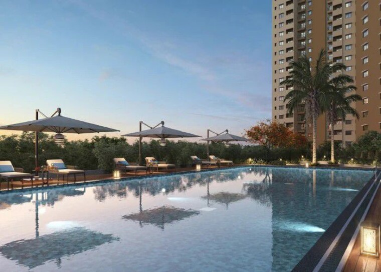 Swimming Pool, shriram-the-poem 2 Bedroom 948 Sq.Ft. Apartment In Jalahalli Bangalore 10080694