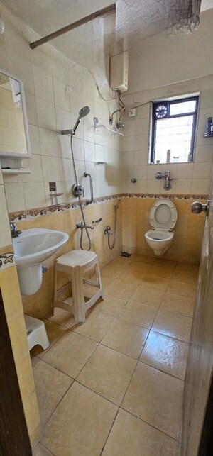 Bathroom in 2 BHK Apartment at Raunak Laxmi Narayan Residency, Pokhran Road No Two – for Rent