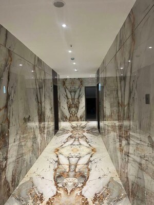 Building Lobby in 1 BHK Apartment at Mahavir Square, Manpada – for Rent