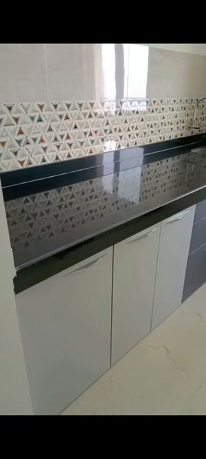 Kitchen in 1 BHK Apartment at Mahavir Square, Manpada – for Rent