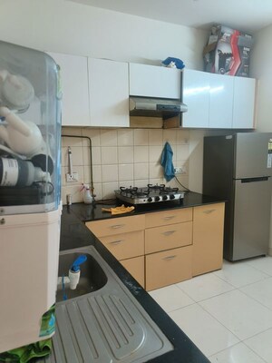 Kitchen in 3 BHK Apartment at Omega Residency, Wakad – for Rent