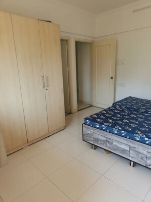 Bedroom in 3 BHK Apartment at Omega Residency, Wakad – for Rent