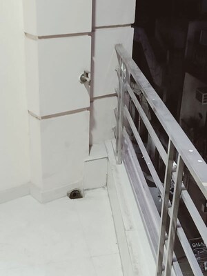 Balcony in 2 BHK Builder Floor at Hargobind Enclave – for Rent