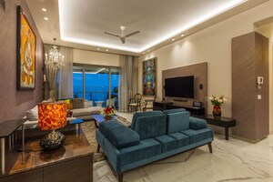 Living Room in 3 BHK Apartment at Lodha Kiara, Worli – for Sale