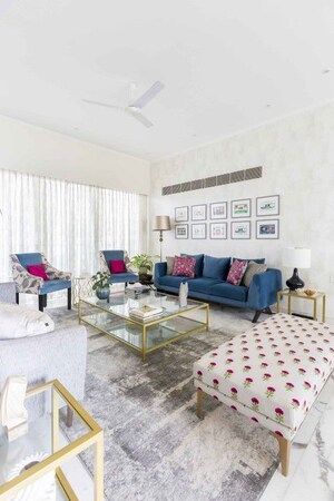 Living Room in 3 BHK Apartment at Lodha Kiara, Worli – for Sale