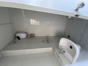 Bathroom in 1.5 BHK Apartment at Runwal Gardens Phase 2, Dombivli East – for Rent