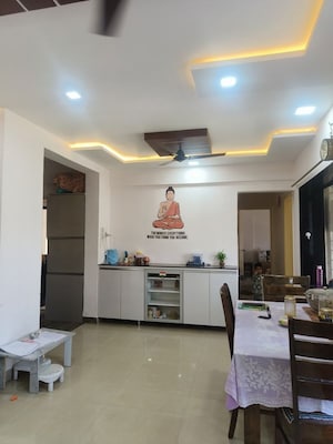 Kitchen in 3 BHK Apartment at Manav Silver Skyscapes, Wakad – for Rent