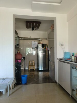 Kitchen in 3 BHK Apartment at Manav Silver Skyscapes, Wakad – for Rent