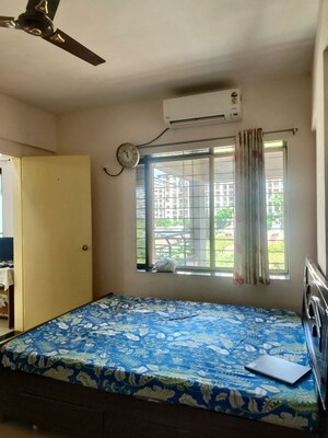 Bedroom in 3 BHK Apartment at Manav Silver Skyscapes, Wakad – for Rent
