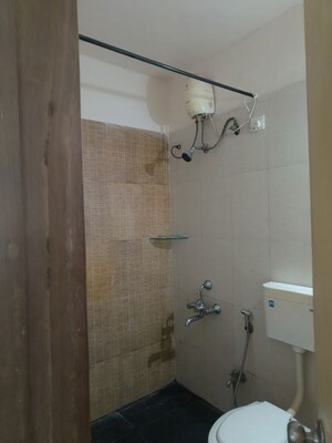 Bathroom in 3 BHK Apartment at Manav Silver Skyscapes, Wakad – for Rent