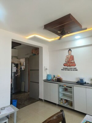 Kitchen in 3 BHK Apartment at Manav Silver Skyscapes, Wakad – for Rent