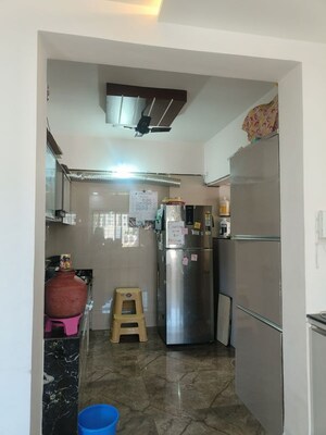 Kitchen in 3 BHK Apartment at Manav Silver Skyscapes, Wakad – for Rent