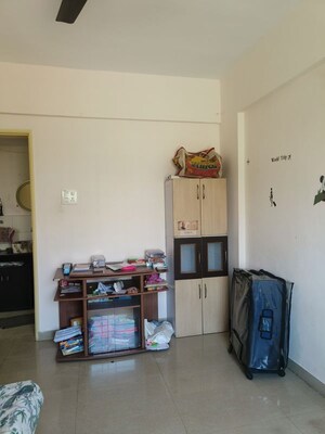 Living Room in 3 BHK Apartment at Manav Silver Skyscapes, Wakad – for Rent