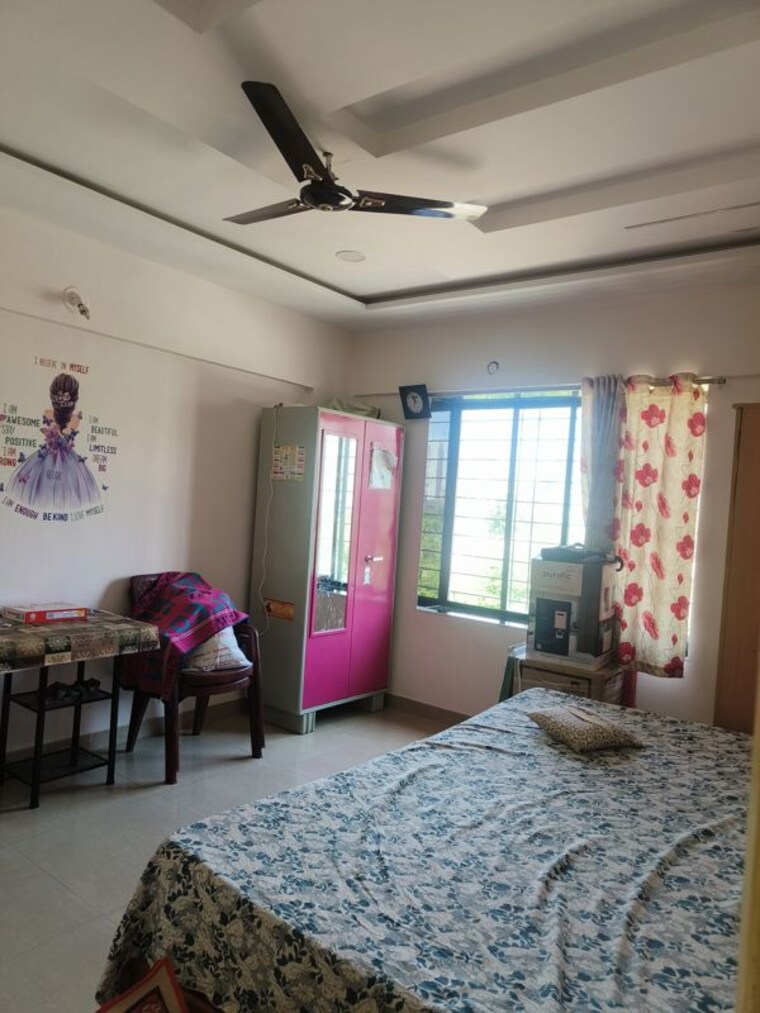 Bedroom, manav-silver-skyscapes 3 Bedroom 1400 Sq.Ft. Apartment In Wakad Pune 10234449