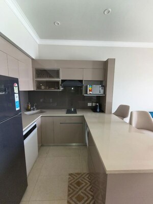 Kitchen in 2 BHK Apartment at Central Park Flower Valley, Sohna Sector 33 – for Rent