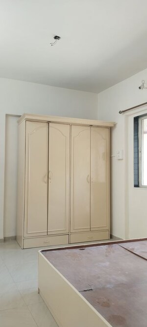 Master Bedroom in 1 BHK Apartment at Nirmal Lifestyle Residency CHS Ltd, Mulund West – for Rent