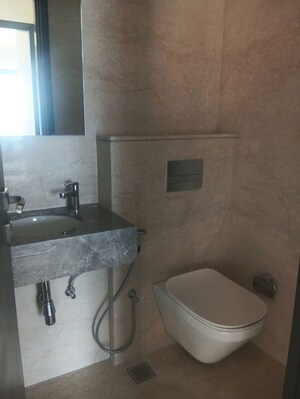 Bathroom in 3 BHK Apartment at Piramal Mahalaxmi, Mahalaxmi – for Rent