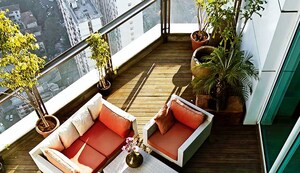 Balcony in 4 BHK Apartment at S D The Imperial Edge, Tardeo – for Sale