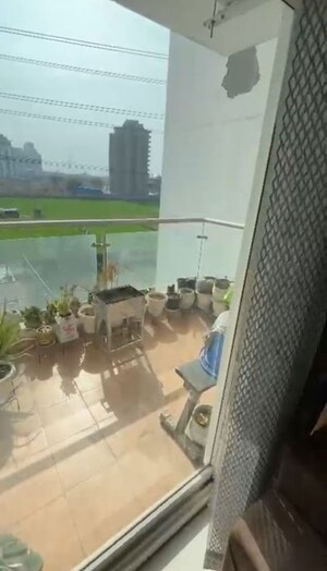 Balcony in 2 BHK Apartment at Shree Vardhman Victoria, Sector 70 – for Rent