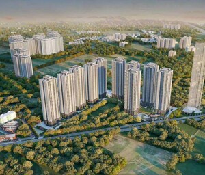 Living Room in 3 BHK Builder Floor at SS Cendana, Sector 83 – for Sale