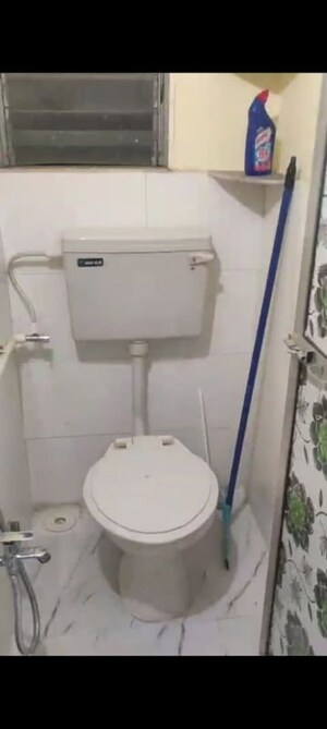 Bathroom in 1 BHK Apartment at Bhudargad CHS, Andheri West – for Rent