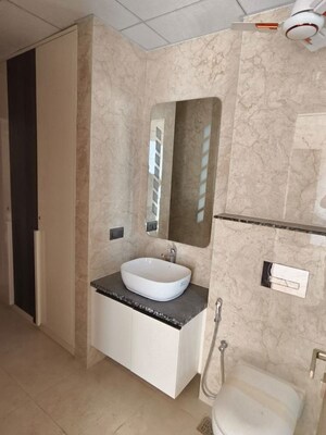 Bathroom in 3 BHK Apartment at Raj One Good Earth, Sector 71 – for Rent