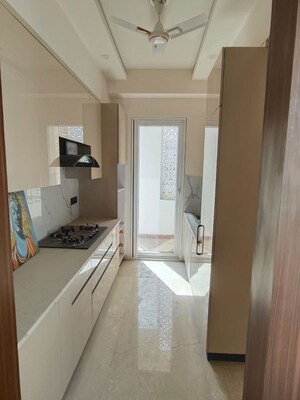 Kitchen in 3 BHK Apartment at Raj One Good Earth, Sector 71 – for Rent