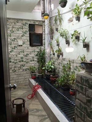 Balcony in 2 BHK Builder Floor at Saket – for Rent