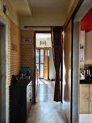 Building Lobby in 1 BHK Apartment at Flower Valley Complex, Khopat – for Rent