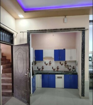 Kitchen in 3 BHK Apartment at Rishita Manhattan, Gomti Nagar – for Rent