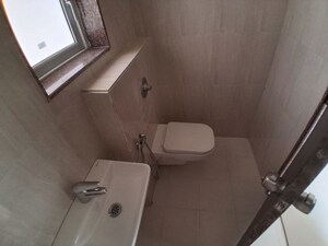 Bathroom in 1 BHK Apartment at Puranik Grand Central, Vartak Nagar – for Rent