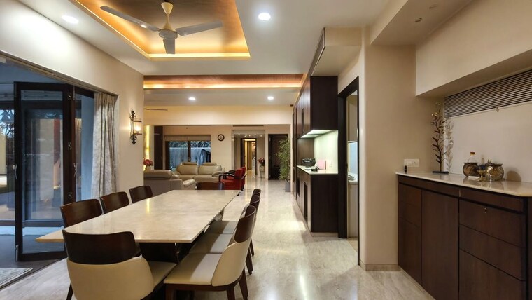 Living Room, kumar-peninsula 6 Bedroom 6819 Sq.Ft. Apartment In Baner Pune 10235048