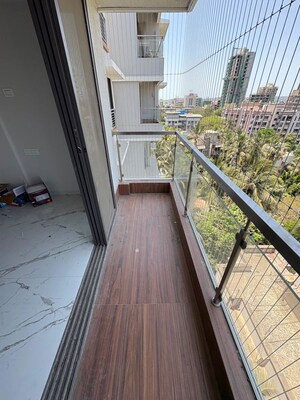 Balcony in 2 BHK Apartment at H Rishabraj Saffron Peace, Borivali West – for Rent