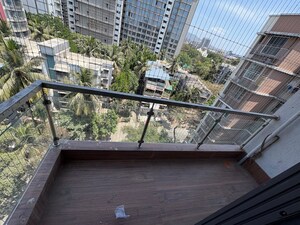 Balcony in 2 BHK Apartment at H Rishabraj Saffron Peace, Borivali West – for Rent