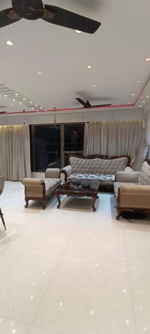 Living Room in 2.5 BHK Apartment at Neelkanth Greens, Manpada – for Rent