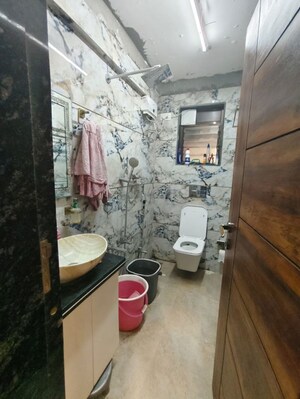 Bathroom in 1 BHK Apartment at Rosa Classique, Kasarvadavali – for Rent