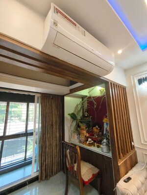 Living Room in 1 BHK Apartment at Rosa Classique, Kasarvadavali – for Rent