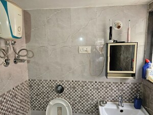 Bathroom in 3 BHK Apartment at Siddharth Nagar – for Rent