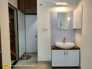 Bathroom in 1 BHK Apartment at Dwarka – for Rent