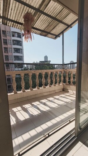 Balcony in 2 BHK Apartment at Vijay Nagari Annex, Waghbil – for Rent