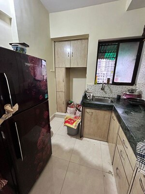 Kitchen in 1 BHK Apartment at Rutu Enclave, Kasarvadavali – for Rent